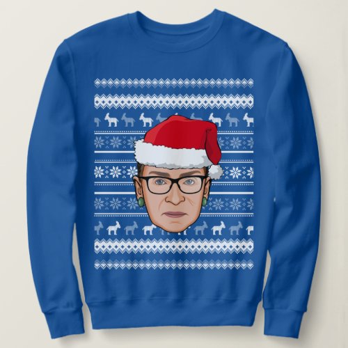 RUTH BADER GINSBURG Holiday Sweatshirt