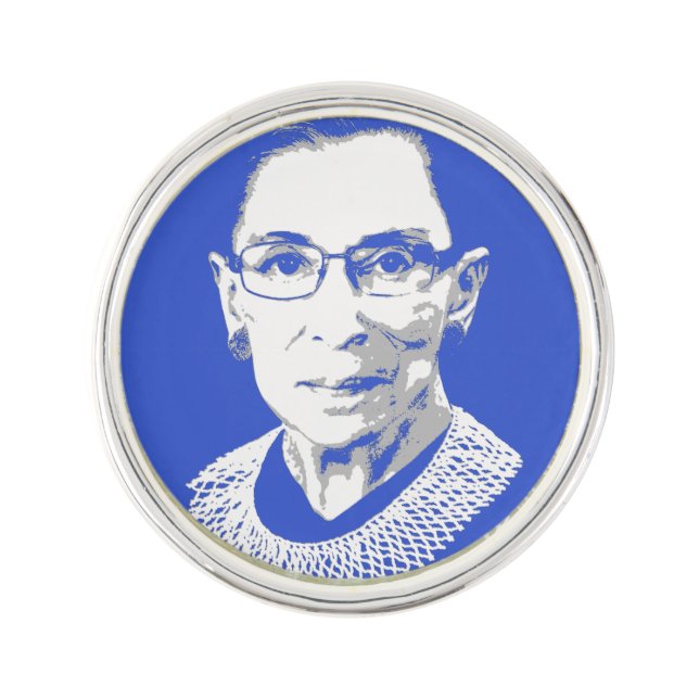 Ruth Bader Ginsburg Lapel Pin (Front)