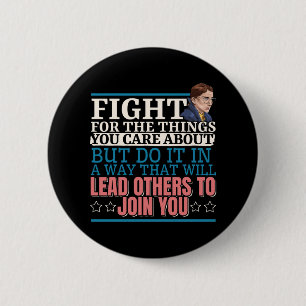 Ruth Bader Ginsburg Lead Others to Join You Button