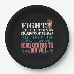 Ruth Bader Ginsburg Lead Others to Join You Paper Plates