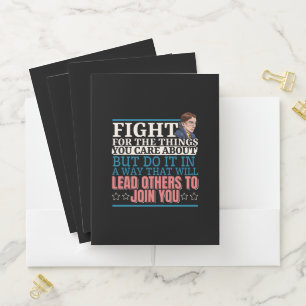 Ruth Bader Ginsburg Lead Others to Join You Pocket Folder