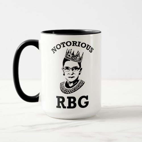 Ruth Bader Ginsburg Mug RBG Womens Notorious Rbg Mug
