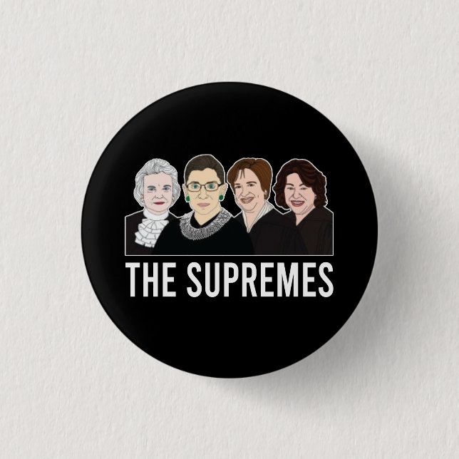 Ruth Bader Ginsburg Mug, Supreme Court Women Button (Front)