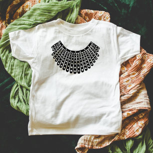 Ruth Bader Ginsburg Notorious RBG Collar Kids T-Shirt