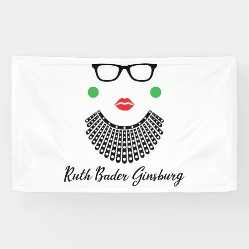 Ruth Bader Ginsburg Notorious RBG Dissent Collar Banner