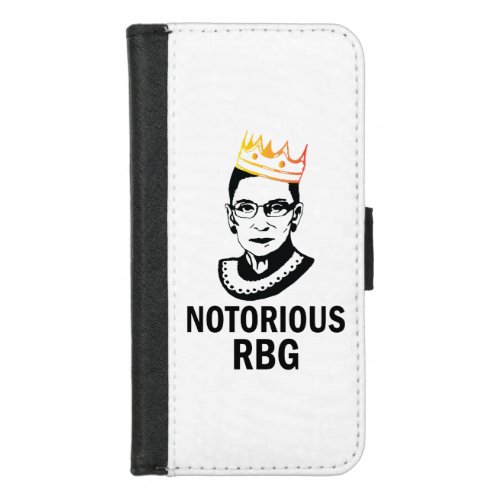 Ruth Bader Ginsburg _ Notorious RBG iPhone 87 Wallet Case