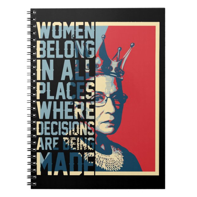 Ruth Bader Ginsburg - Notorious RBG Notebook (Front)