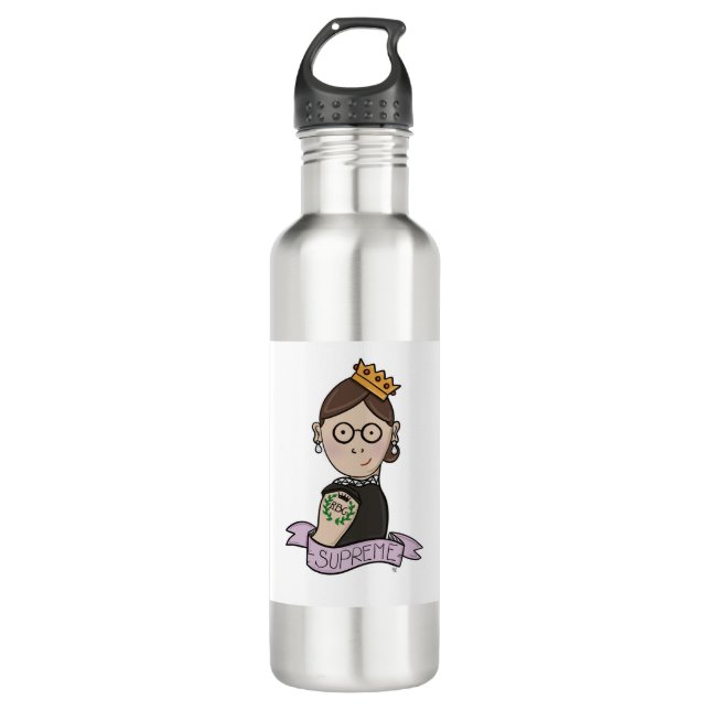 Ruth Bader Ginsburg, notorious RBG Stainless Steel Water Bottle (Front)