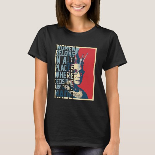 Ruth Bader Ginsburg _ Notorious RBG T_Shirt