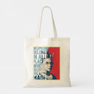 Ruth Bader Ginsburg - Notorious RBG Tote Bag