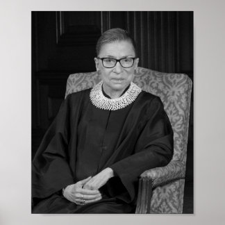 Ruth Bader Ginsburg Portrait - 2016 Poster