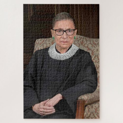 Ruth Bader Ginsburg Portrait Jigsaw Puzzle