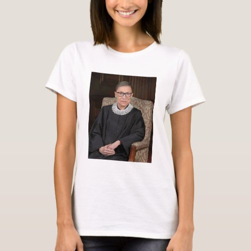 Ruth Bader Ginsburg Portrait T_Shirt
