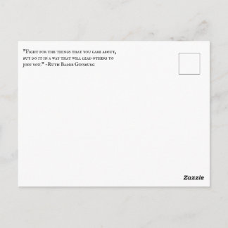 Ruth Bader Ginsburg Postcard