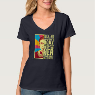 Ruth Bader Ginsburg Pro Choice My Body My Choice F T-Shirt