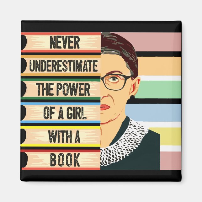 Ruth Bader Ginsburg Quote Magnet (Front)