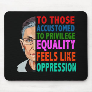 Ruth Bader Ginsburg quote Mouse Pad