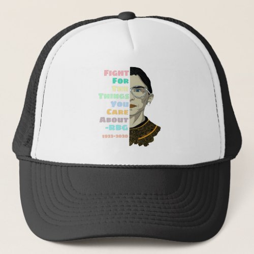 Ruth Bader Ginsburg Quote Trucker Hat