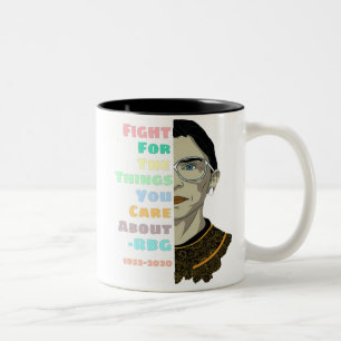 Ruth Bader Ginsburg Quote Two-Tone Coffee Mug