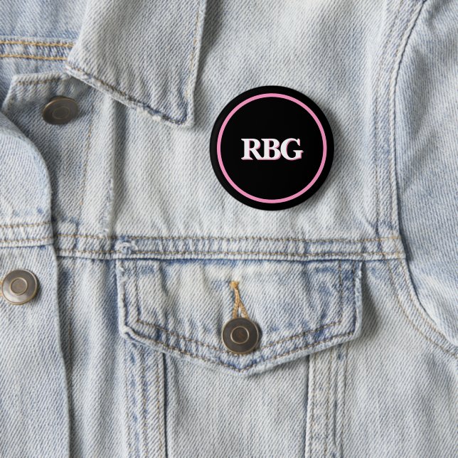 Ruth Bader Ginsburg RBG Button (In Situ)