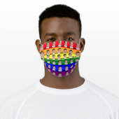 RUTH BADER GINSBURG RBG LGBTQ GAY PRIDE ADULT CLOTH FACE MASK (Worn)
