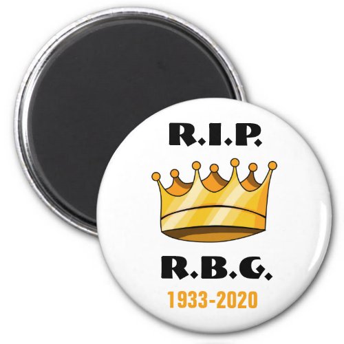 Ruth Bader Ginsburg RBG Rest In Peace Magnet