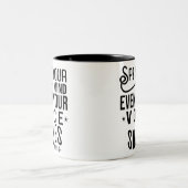 Ruth Bader Ginsburg, Ruth Feminist Political Icon Two-Tone Coffee Mug (Center)