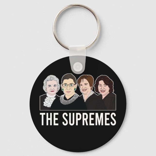 Ruth Bader Ginsburg, Supreme Court Women Keychain (Front)