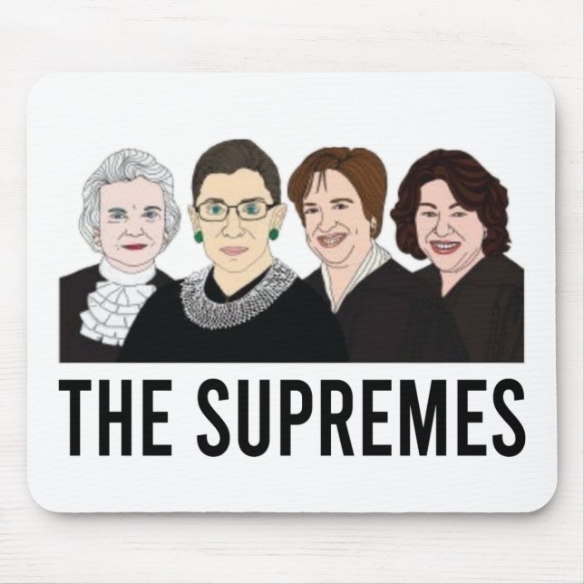 Ruth Bader Ginsburg, Supreme Court Women Mouse Pad (Front)