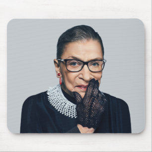 Ruth Bader Ginsburg Wall Clock Mouse Pad