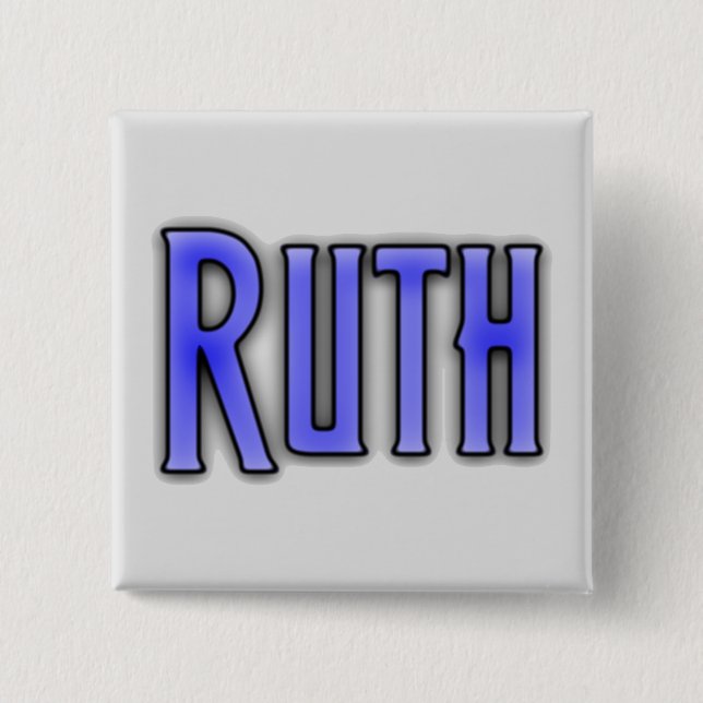 RUTH, for Ruth Pinback Button (Front)