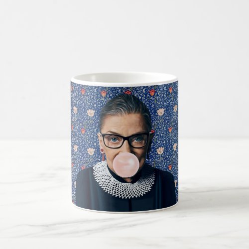 Ruth Ginsburg Pink gum Medway Tapestry Coffee Mug
