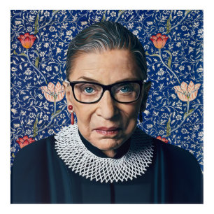 Ruth Ginsburg with Medway Tapestry Acrylic Print