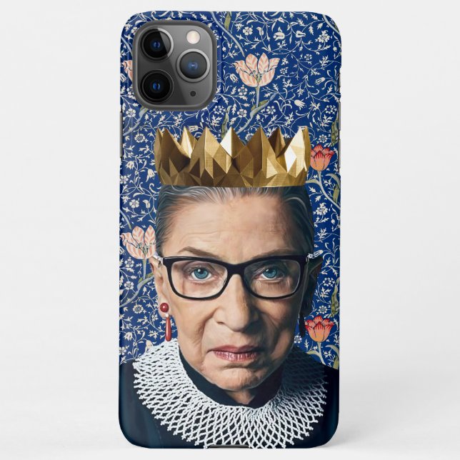 Ruth Ginsburg with Medway Tapestry iPhone Case (Back)