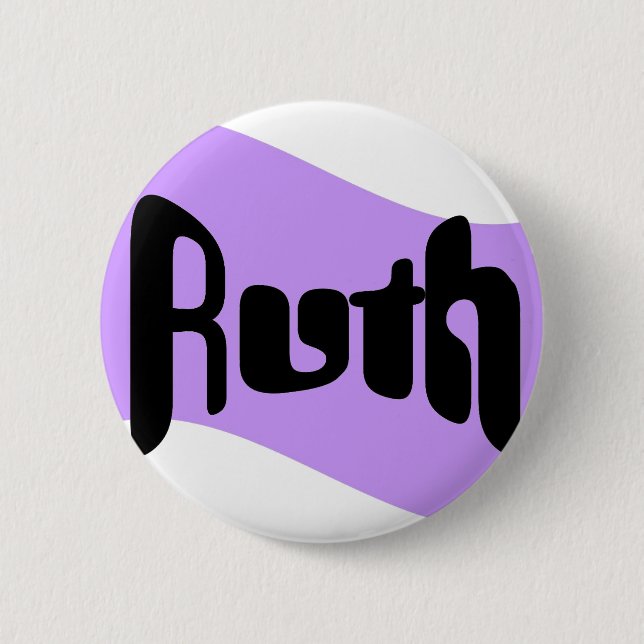 Ruth Pinback Button (Front)