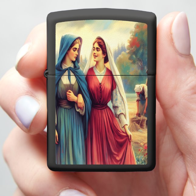 Ruth’s Faithful Journey of Love  Zippo Lighter (In Hand)
