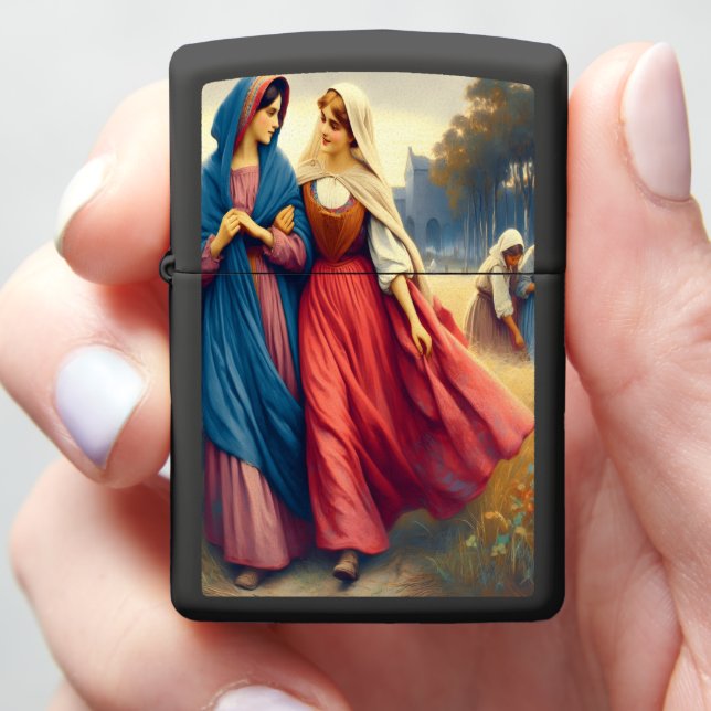 Ruth’s Hand in Hand Toward New Beginnings Zippo Lighter (In Hand)