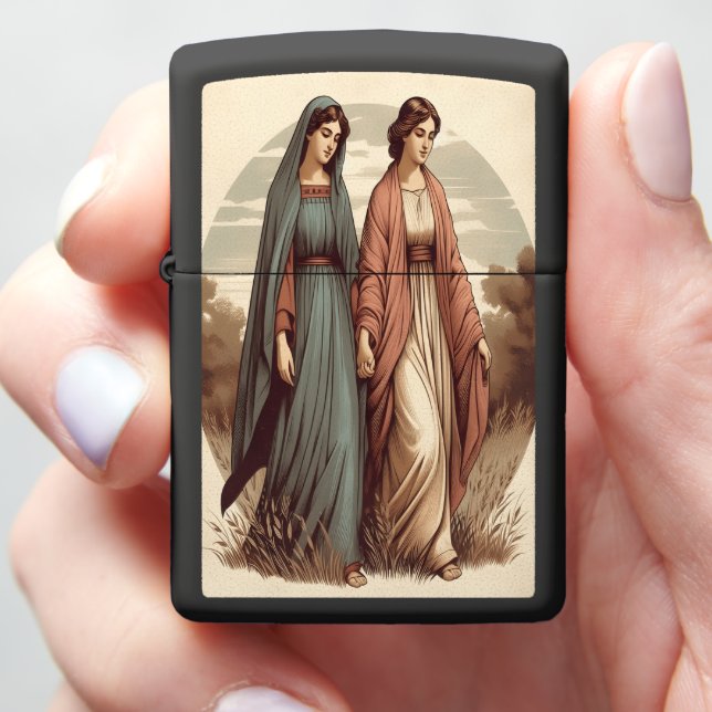Ruth’s Hopeful Journey Through Love and Devotion Zippo Lighter (In Hand)