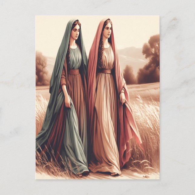 Ruth’s Love and Loyalty Across the Journey Postcard (Front)