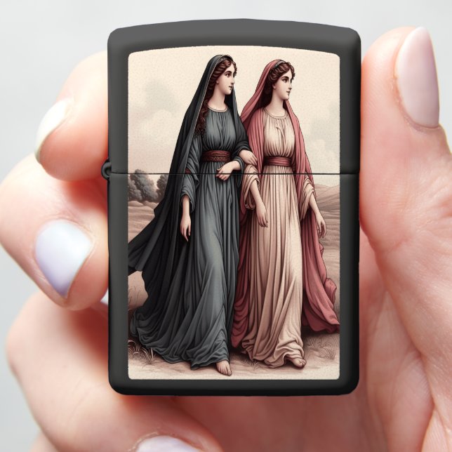 Ruth’s Timeless Devotion in a Humble Journey Zippo Lighter (In Hand)
