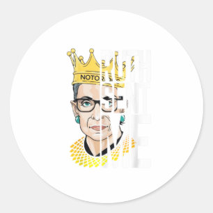 Ruth Sent Me Go Vote November Third Classic Round Sticker