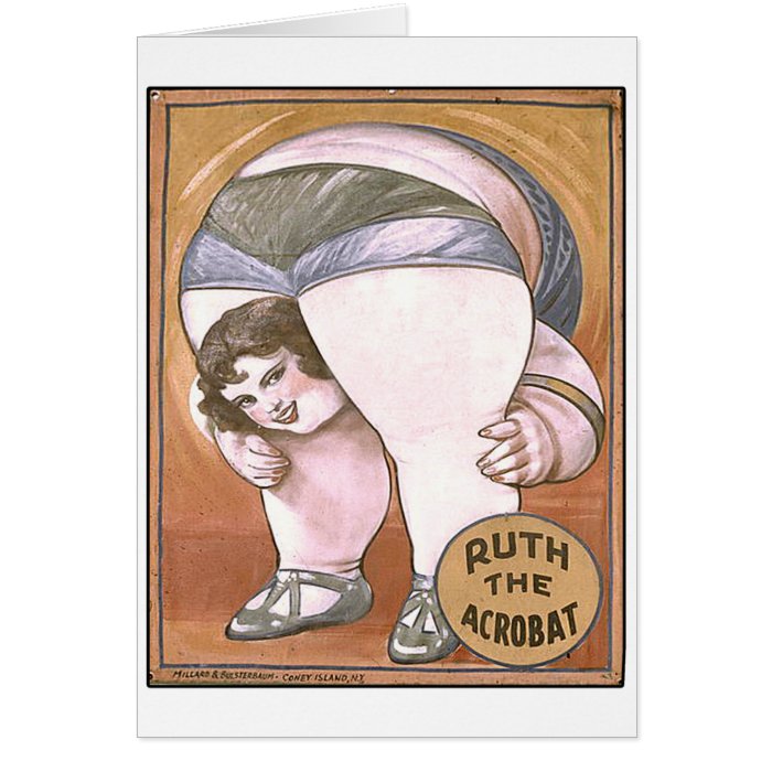 Ruth the Acrobat Greeting Card