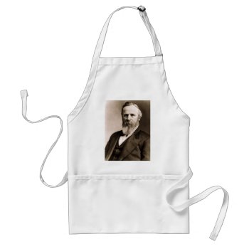 Rutherford B. Hayes 19 Adult Apron by Incatneato at Zazzle
