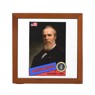 Rutherford B. Hayes Baseball Card Pencil Holder