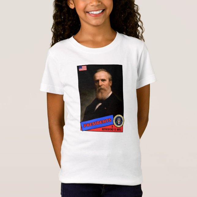Rutherford B. Hayes Baseball Card T-Shirt (Front)