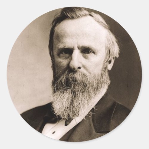 Rutherford B Hayes Classic Round Sticker