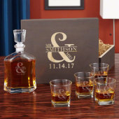 Rutherford Whiskey Glass Set with Argos Decanter (Front)