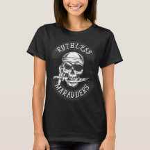 Ruthless Marauders Logo S-Sleeve T-Shirt Women XL