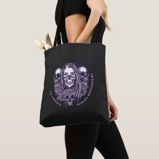 Ruthless Renegades Black Tote (Close Up)