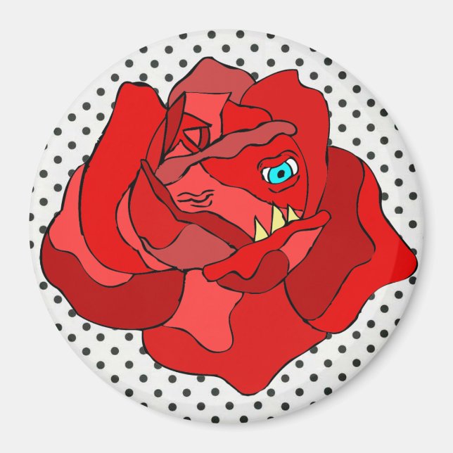 Ruthless Rose Magnet (Front)